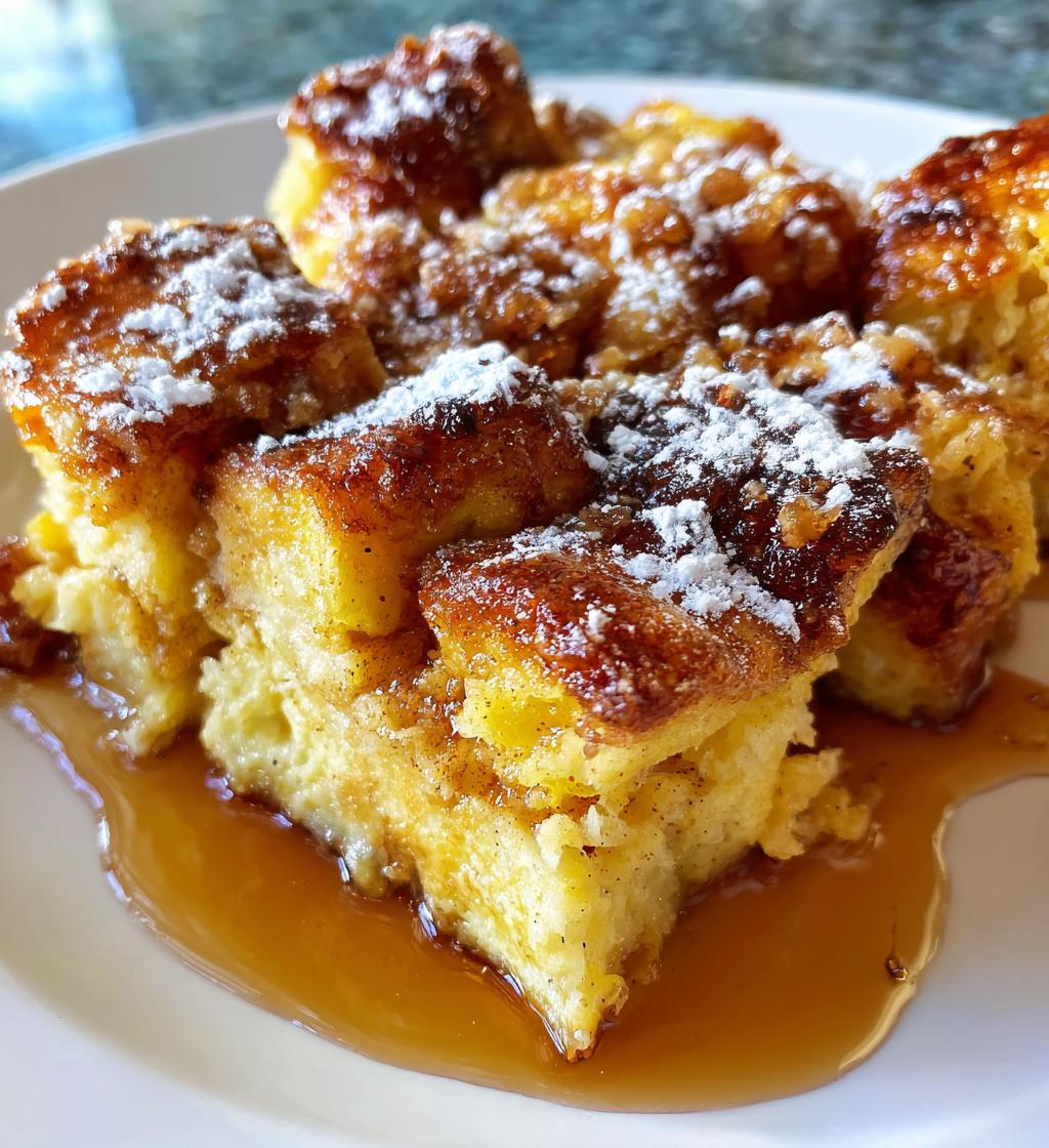 french toast bake overnight