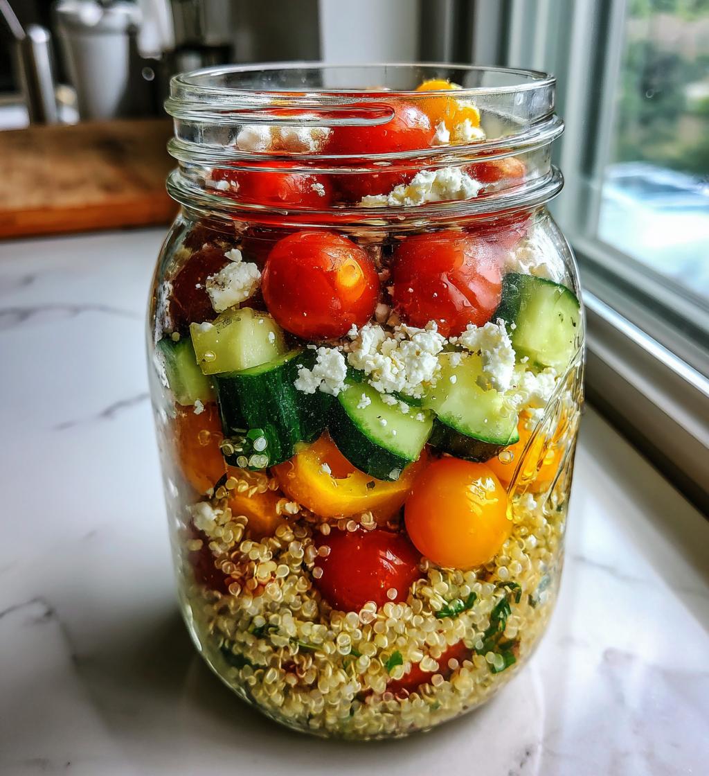 mason jar meal prep