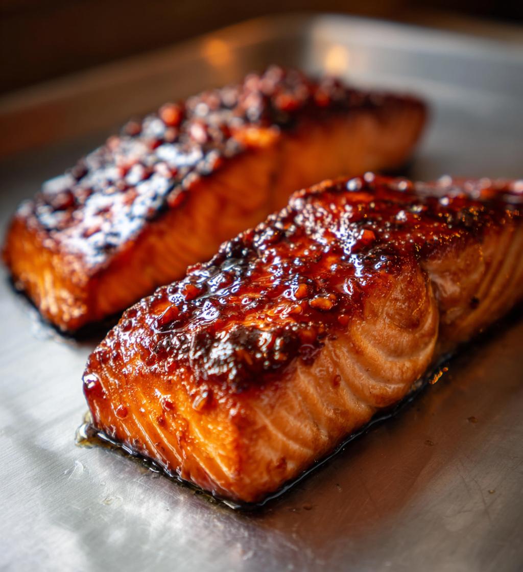 salmon in air fryer honey