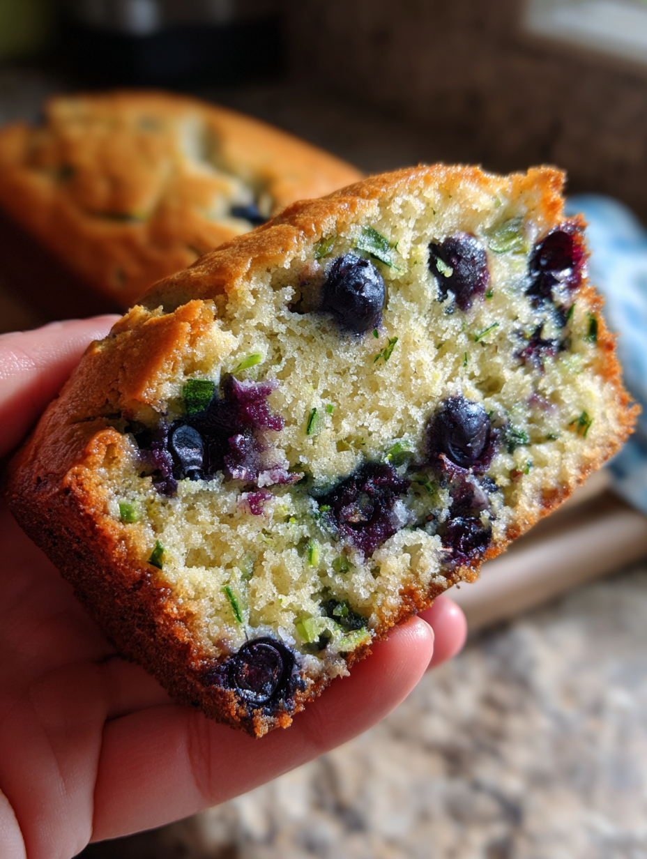 blueberry zucchini bread: moist and delicious summer treat