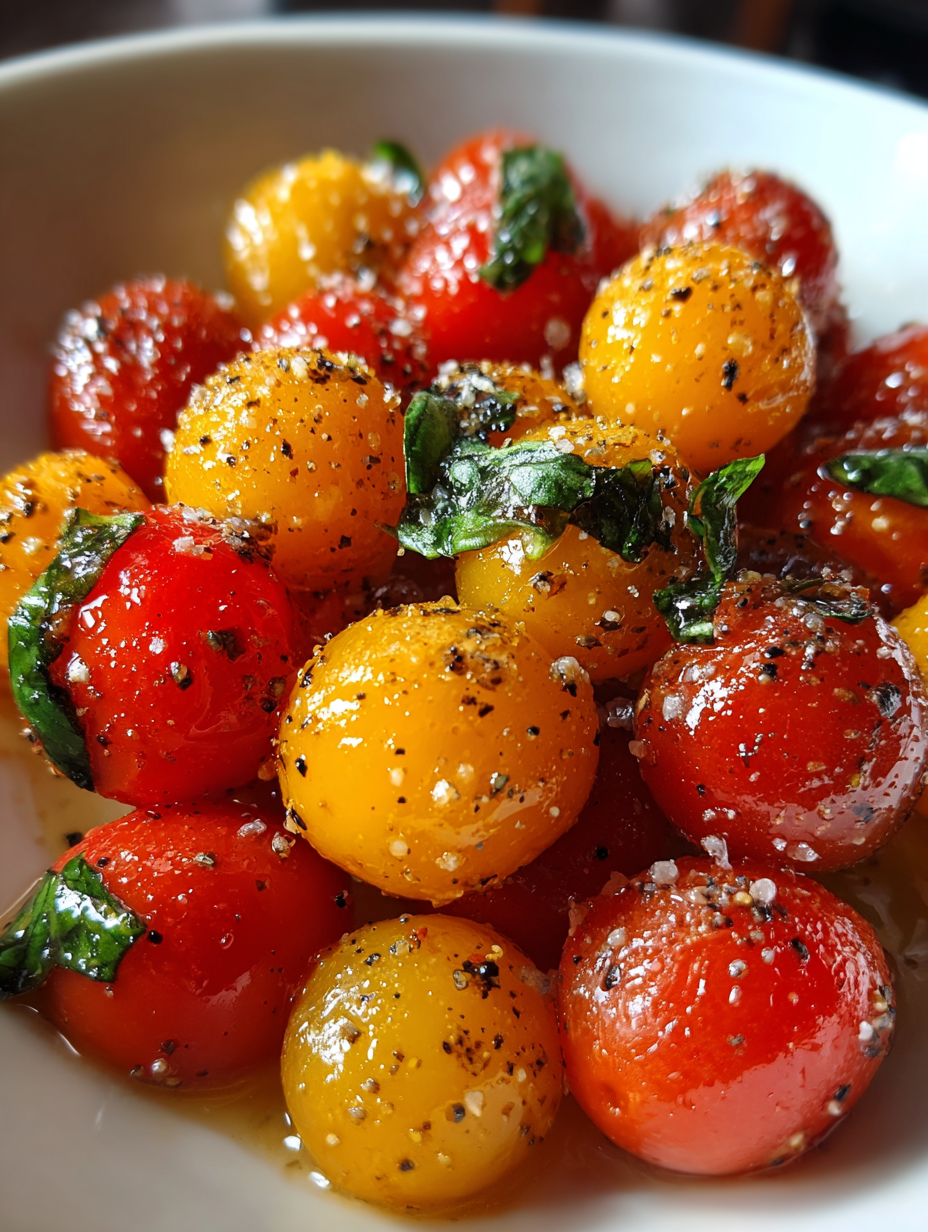 cherry tomato: delicious roasted bites for a summer salad