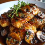 chicken marsala recipe: classic dish with rich mushroom sauce