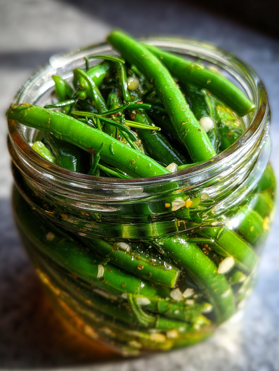dilly beans recipe: Easy and Delicious Pickled Green Beans Delight