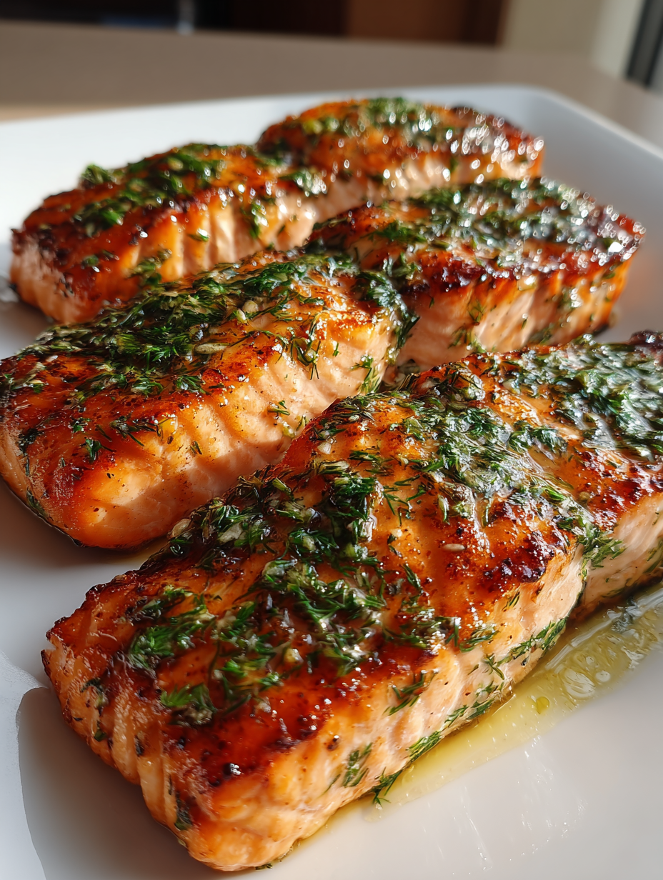 grilled salmon recipe: simple and delicious with fresh herbs