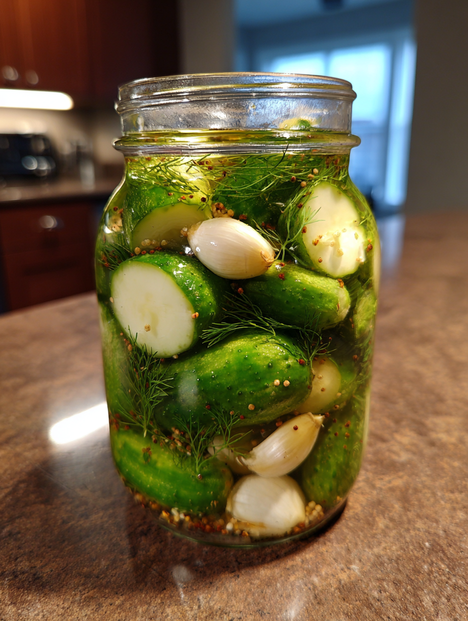 homemade dill pickles: the perfect crunchy summer snack