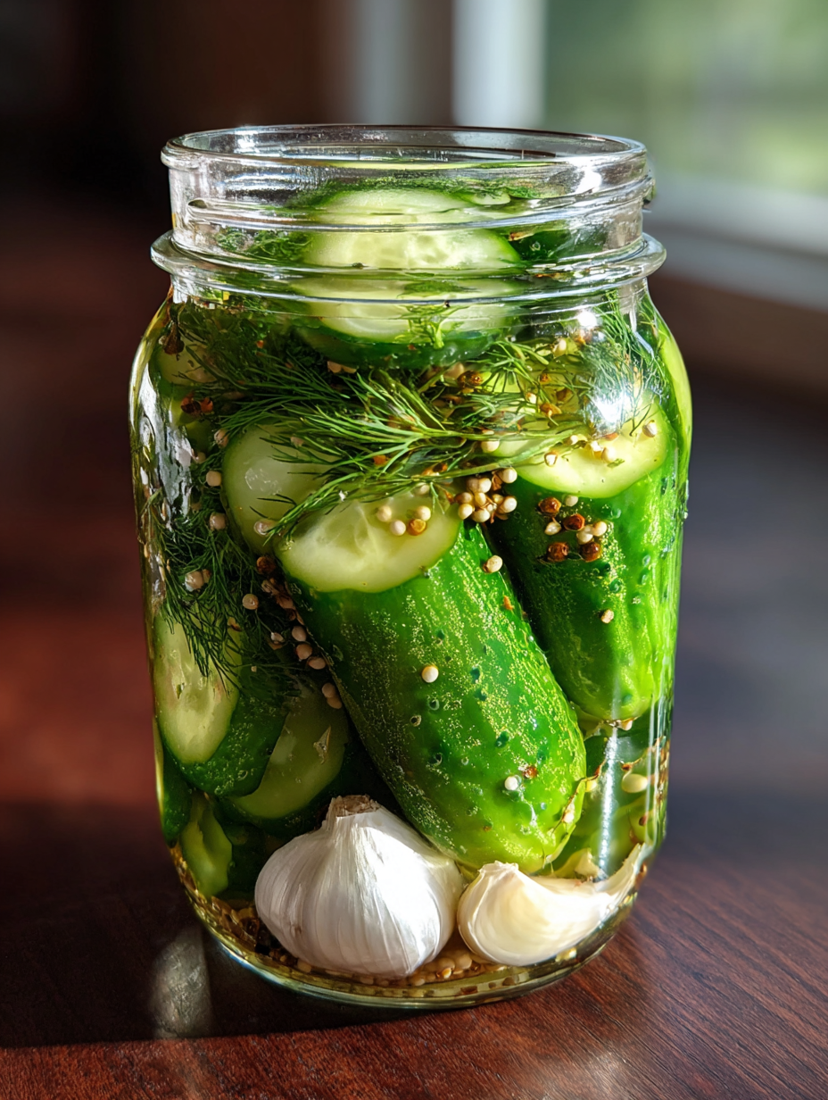 how to make homemade dill pickles