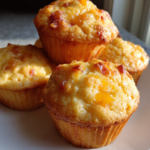 peach muffins: deliciously moist and bursting with flavor