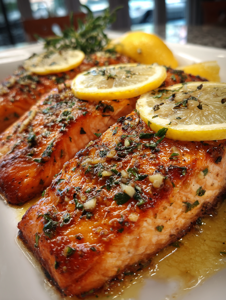 salmon recipe: easy baked salmon with lemon and herbs
