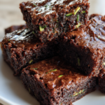 zucchini brownies: deliciously fudgy and secretly healthy treat