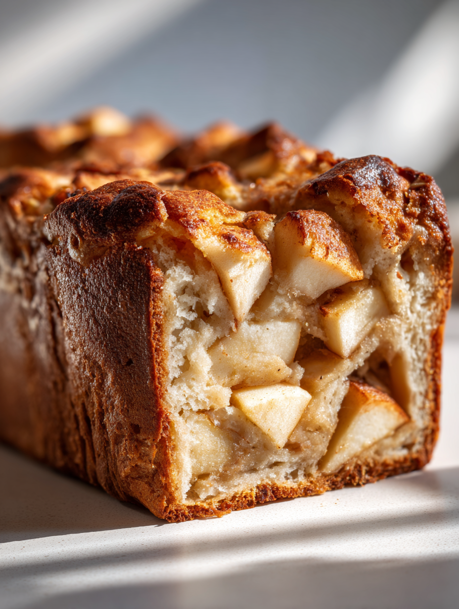 apple fritter bread: the perfect blend of flavors and spices