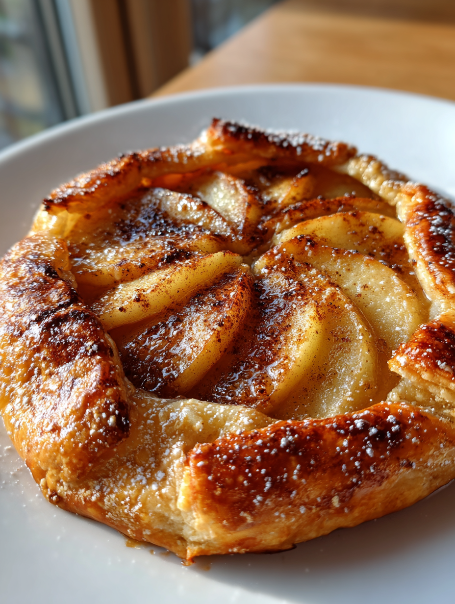 Apple Galette with Vanilla Crust: Deliciously Rustic Dessert Delight