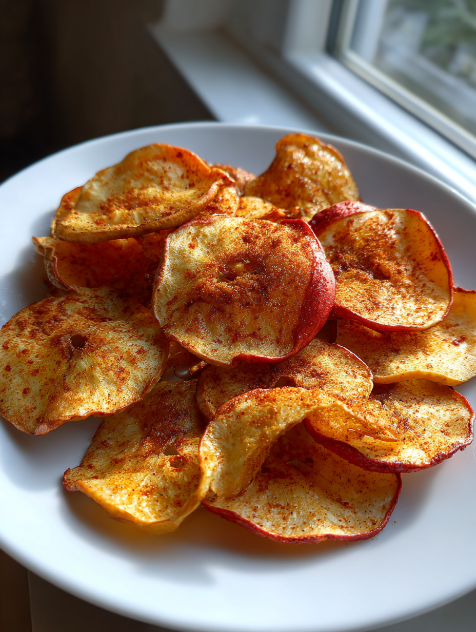 Baked Apple Chips with Cinnamon: Easy and Delicious Snack Idea