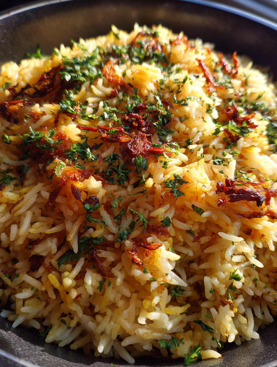 Basmati Rice Pilaf with Saffron: A Deliciously Aromatic Side Dish