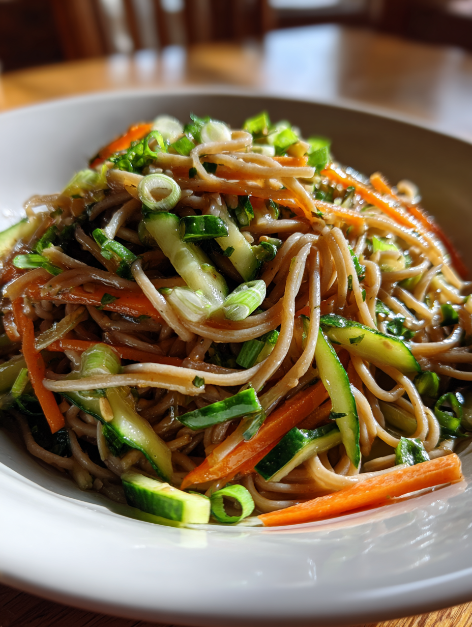 Cold Soba Noodle Salad: A Delicious and Refreshing Summer Dish