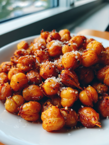Crispy Roasted Chickpeas Snack: Deliciously Crunchy and Healthy Treat