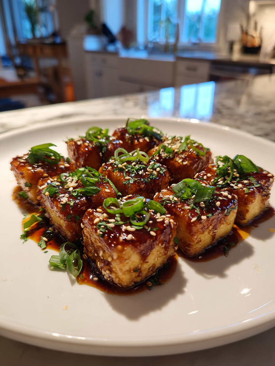Crispy Tofu with Ginger Soy Glaze: The Perfect Flavorful Delight