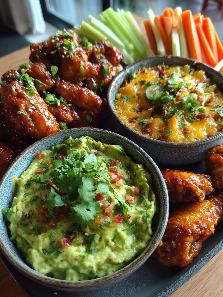 football food appetizers: amazing dips and bites for game day