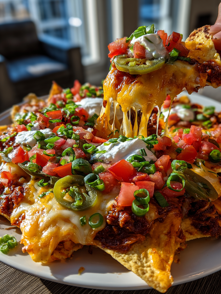 football tailgate food: Ultimate Nachos for Game Day Fun