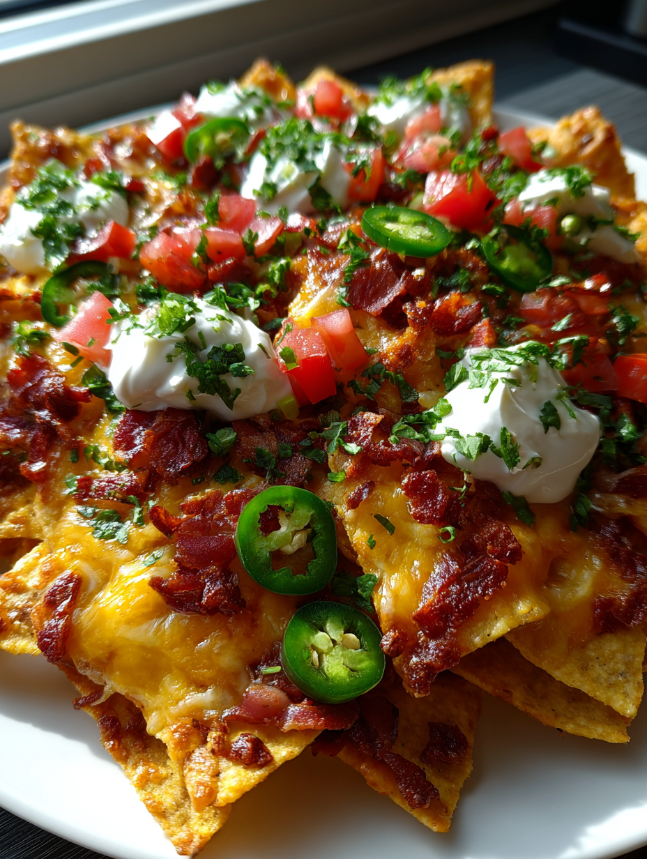 game day food: delicious nacho platter for your next party