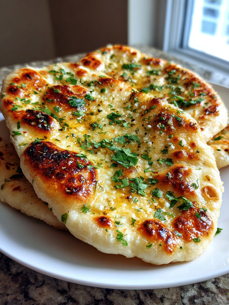 Homemade Garlic Butter Naan: The Perfect Soft and Fluffy Bread
