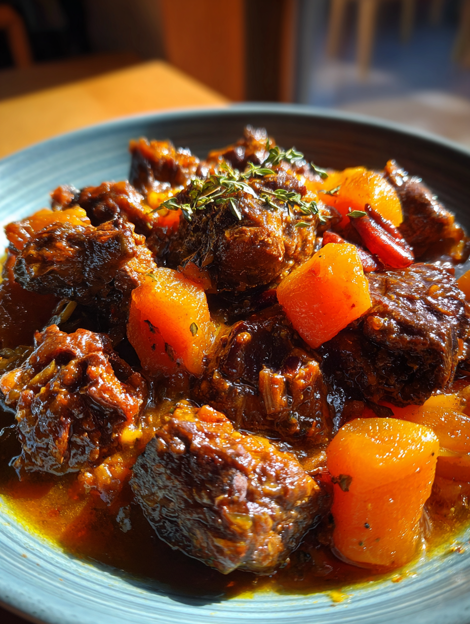 Moroccan Lamb Tagine with Apricots: Delicious Slow-Cooked Delight
