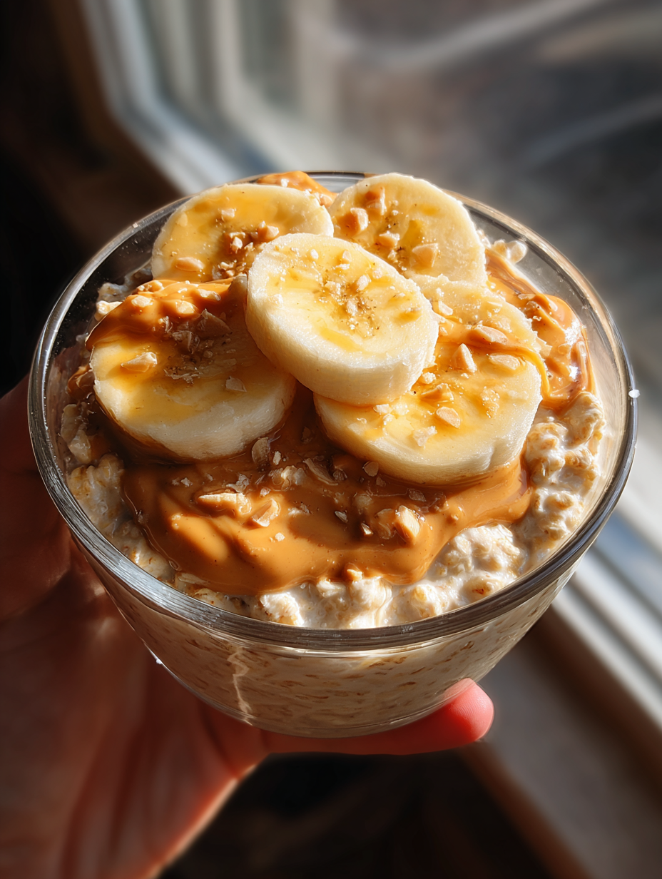 Peanut Butter Banana Overnight Oats: Easy and Delicious Breakfast Delight