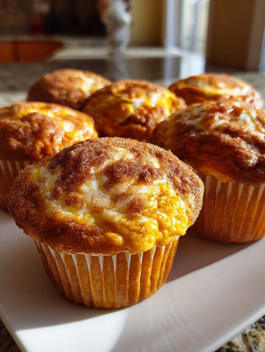 pumpkin cream cheese muffins: the perfect fall treat for breakfast