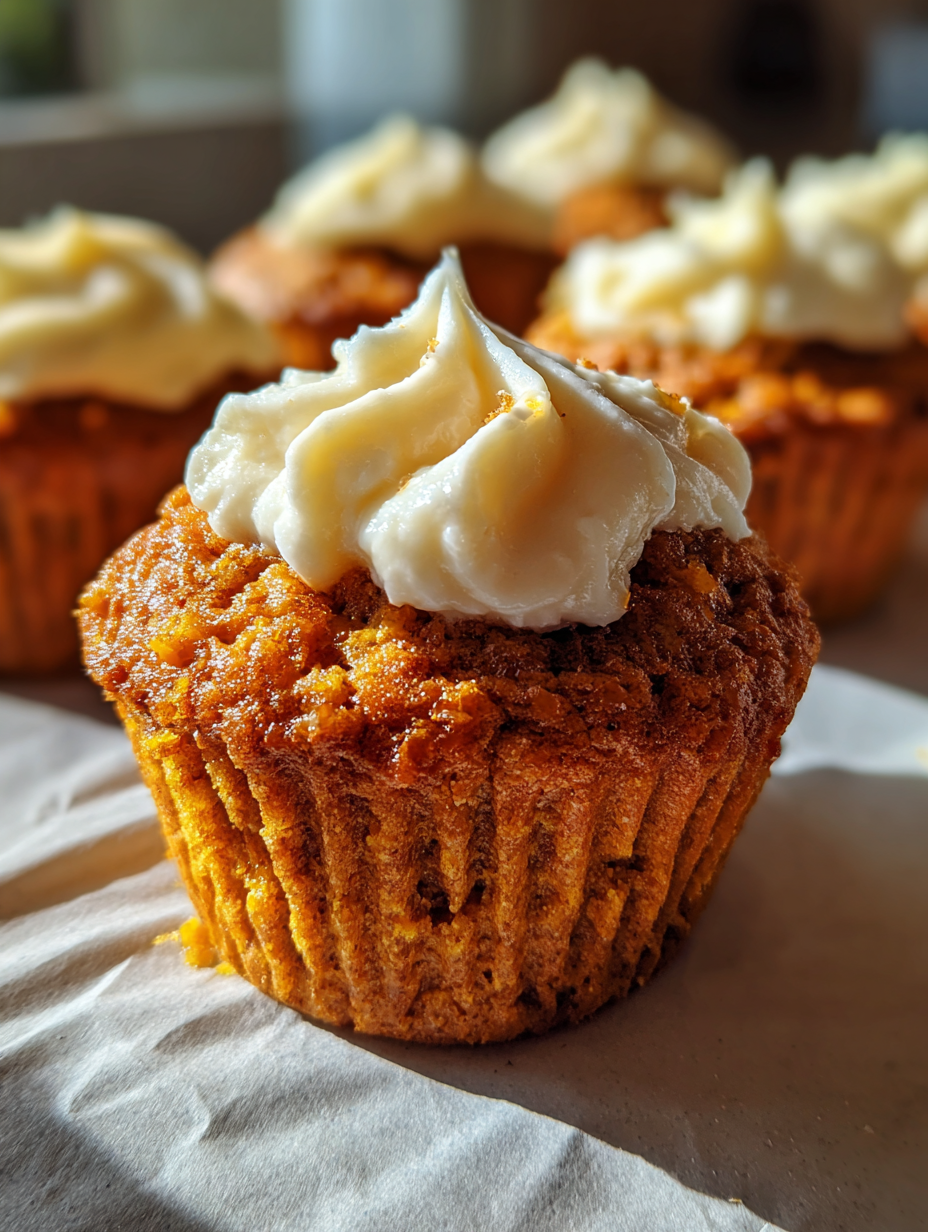 pumpkin muffins with cream cheese: easy, moist, and flavorful treats