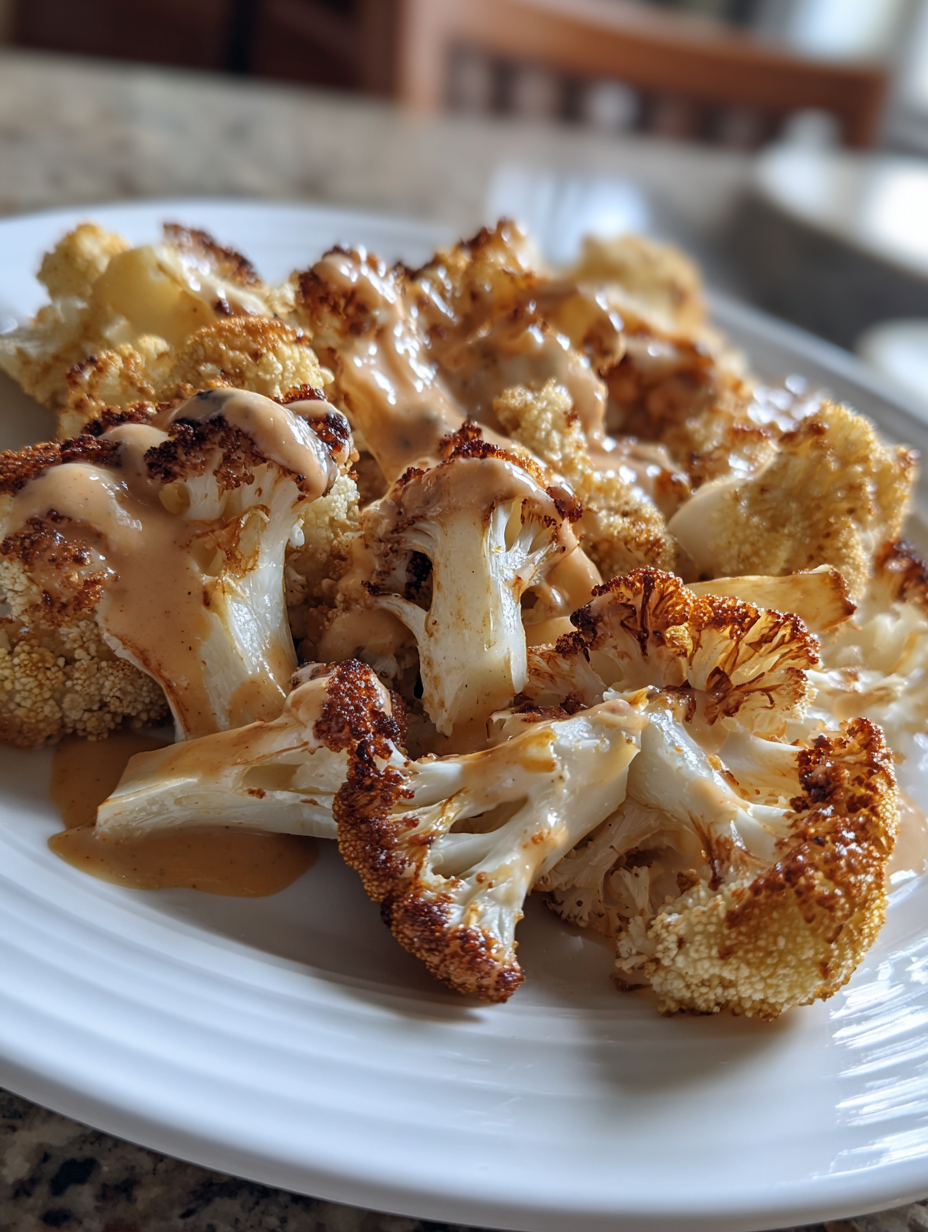 Roasted Cauliflower with Tahini Sauce: Deliciously Nutty Flavor