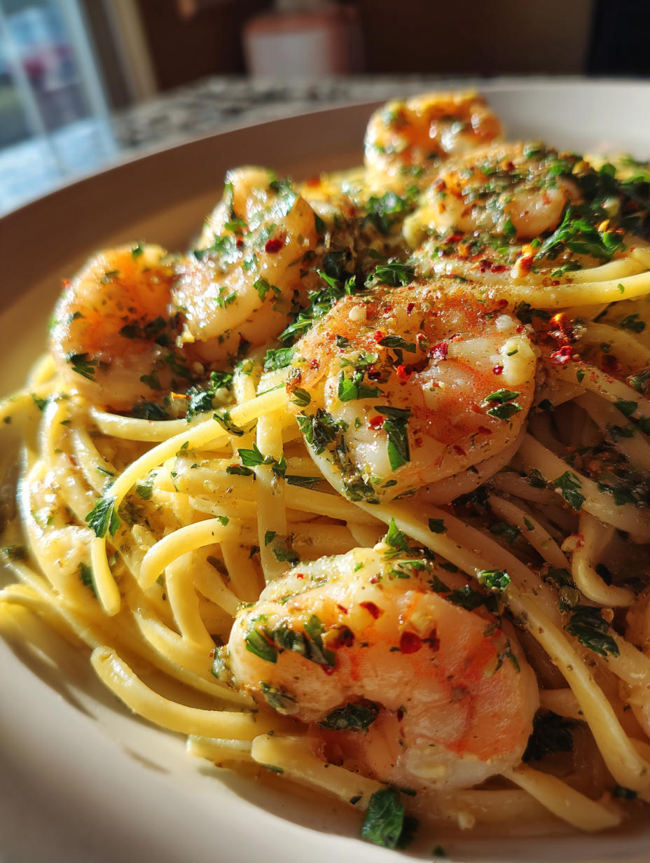 Shrimp Scampi with Linguine: Delicious Garlic Butter Delight