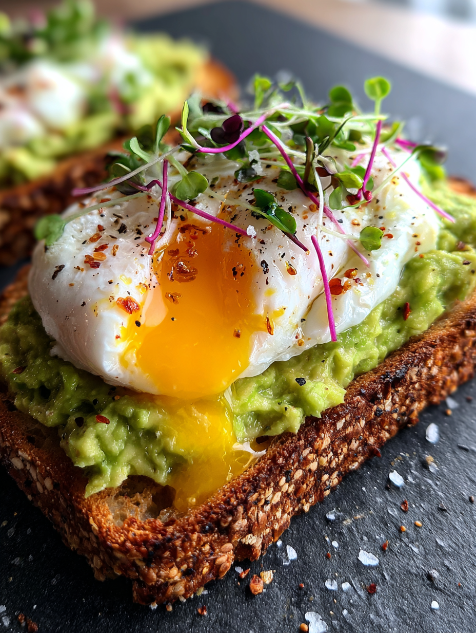 Smashed Avocado Toast with Poached Egg: The Perfect Breakfast Delight