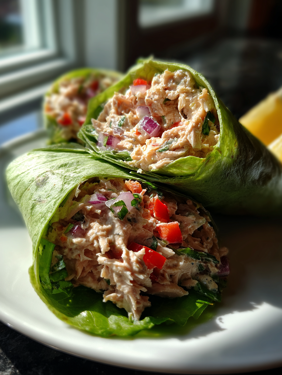 Tuna Salad Wrap with Lettuce: A Quick and Delicious Lunch Option